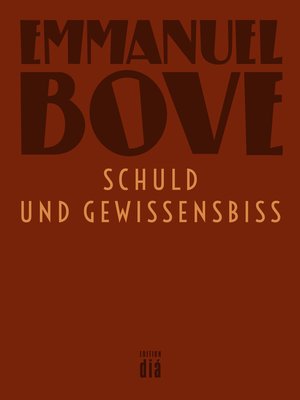 cover image of Schuld und Gewissensbiss